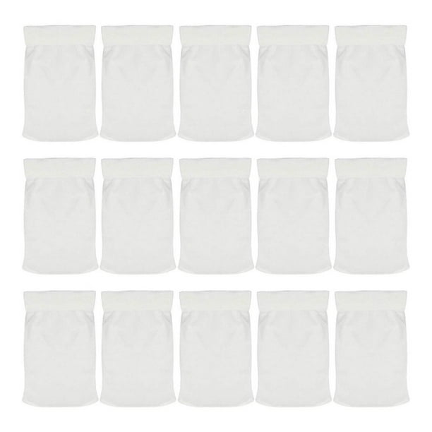 White 【25-Pack】 Universal Pool Skimmer Socks Perfect Savers for Filters Baskets and Skimmers Cleans Debris Pool Filter Socks for In-Ground and Above Ground Pools